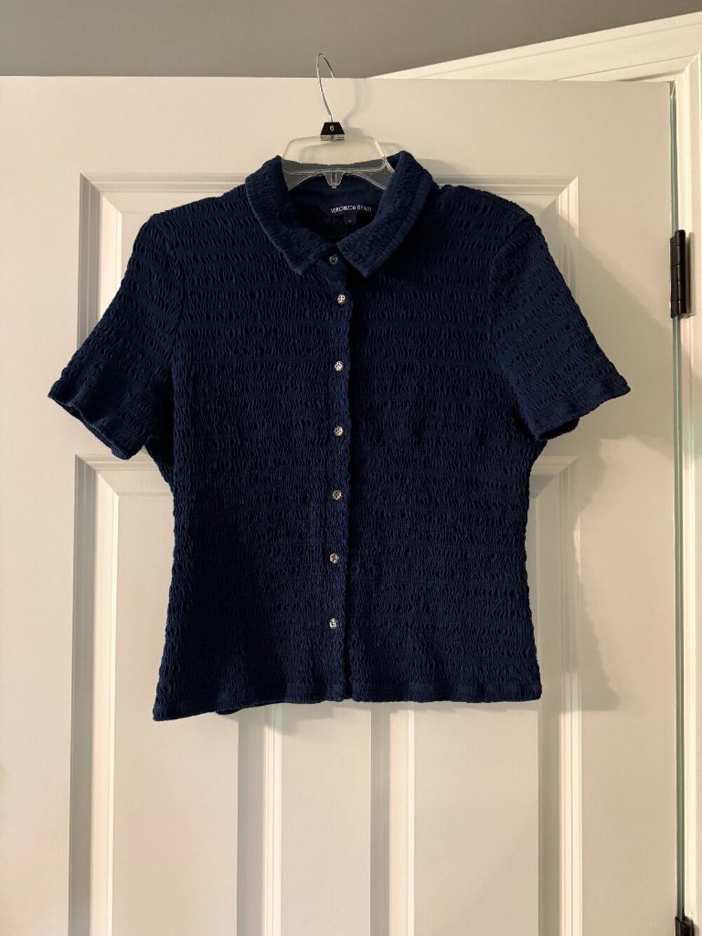 **Veronica Beard Navy Top**